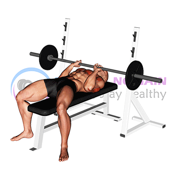 Barbell Close Grip Bench Press — exercise demonstration