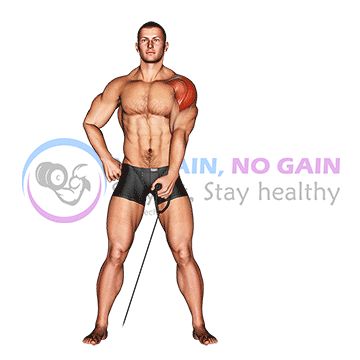 Cable One Arm Lateral Raise